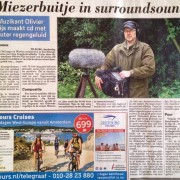 Artikel Telegraaf regen cd